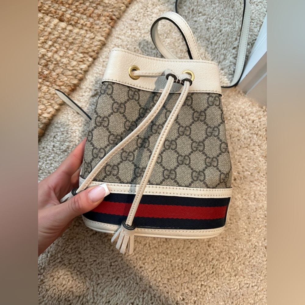 Gucci Ophidia Mini GG Bucket Bag